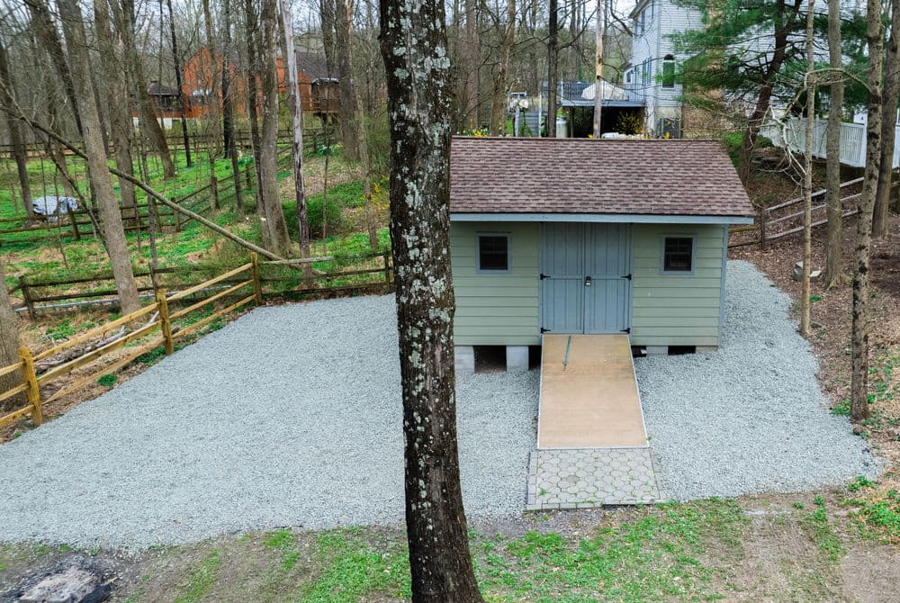 Gallery photos for Sod Installation and Stone Pad Creation in Perkiomenville: Image #3