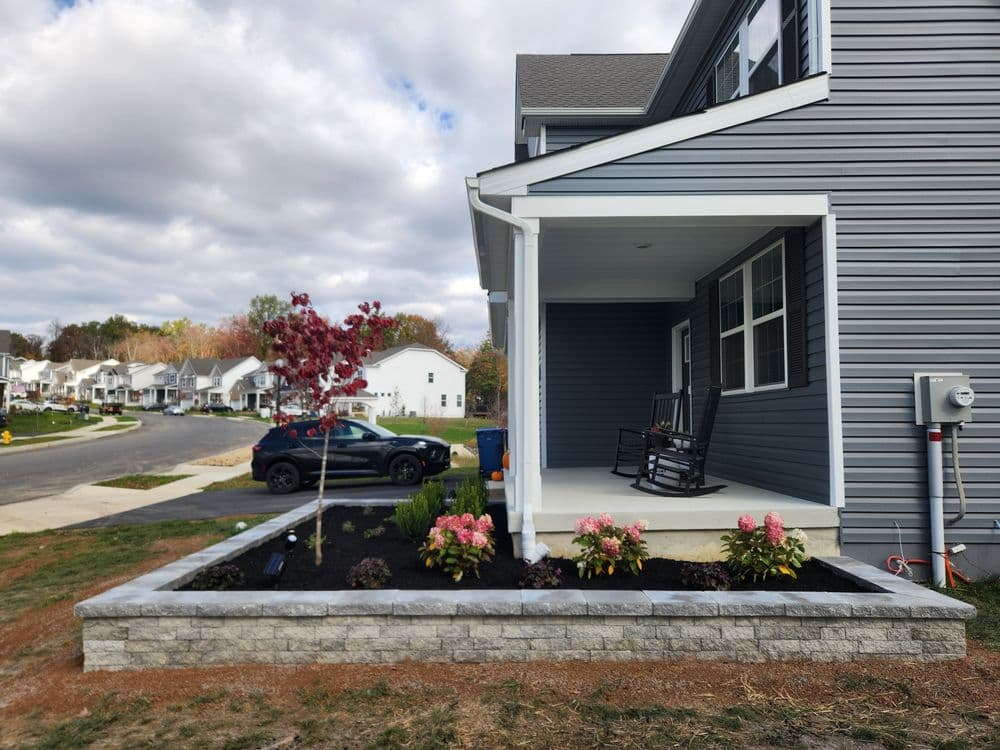 Gallery photos for Innovative Landscape Retaining Wall in Perkasie: Image #1