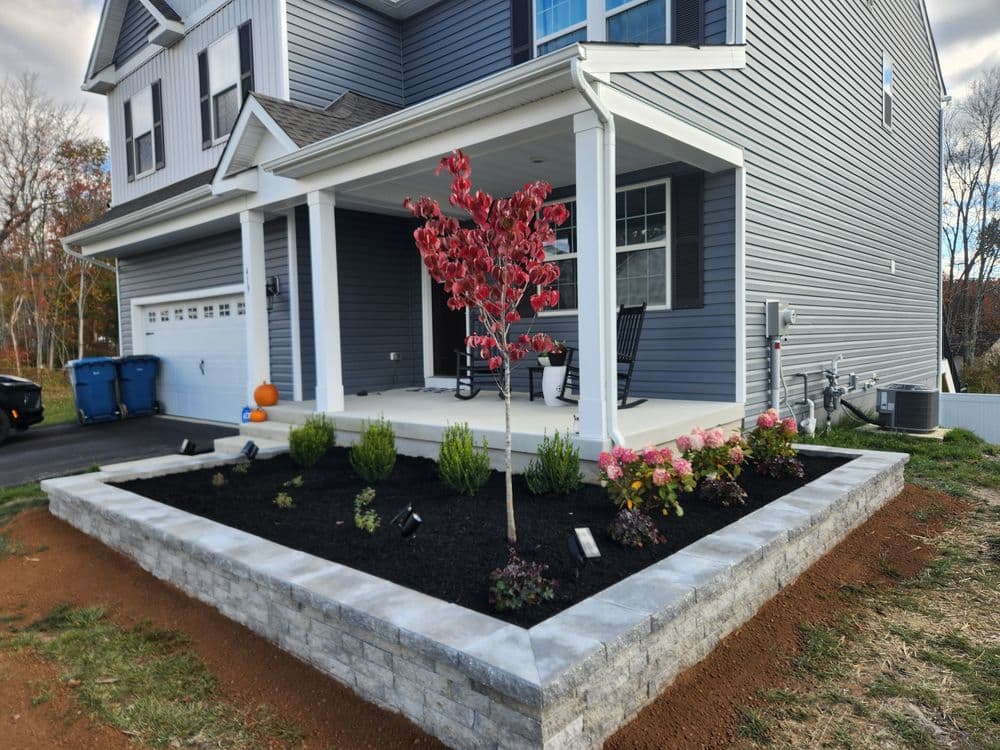 Innovative Landscape Retaining Wall in Perkasie image