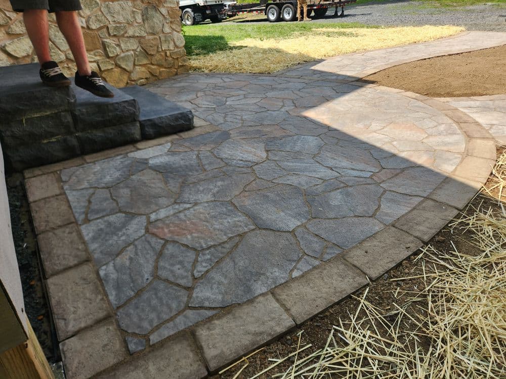 Gallery photos for Mega-Arbel Paver Walkway Transformation in Emmaus: Image #3