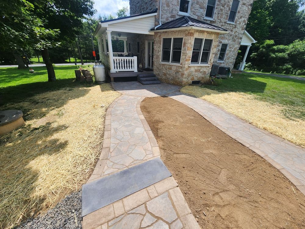 Gallery photos for Mega-Arbel Paver Walkway Transformation in Emmaus: Image #2