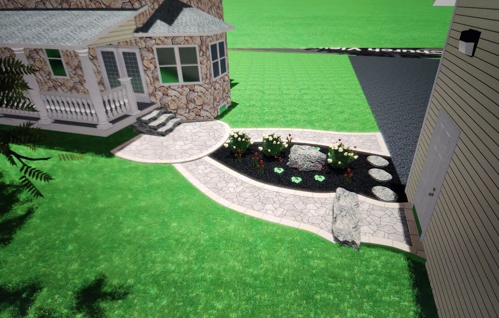 Gallery photos for Mega-Arbel Paver Walkway Transformation in Emmaus: Image #4